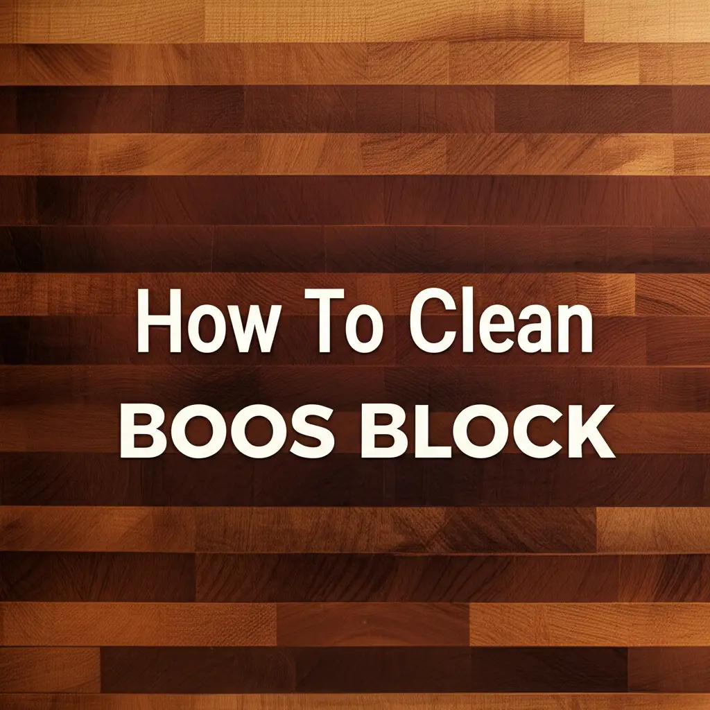 How To Clean Boos Block