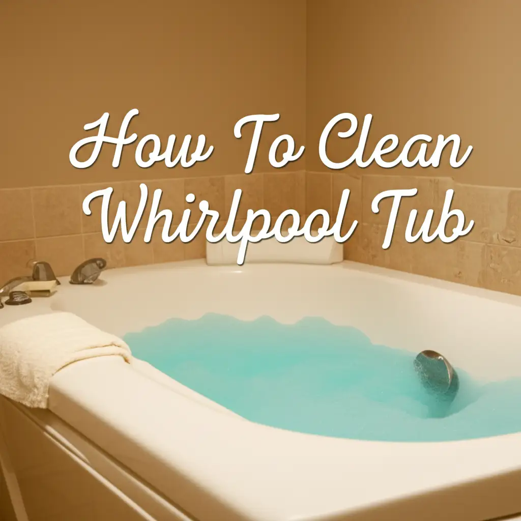How To Clean Whirlpool Tub