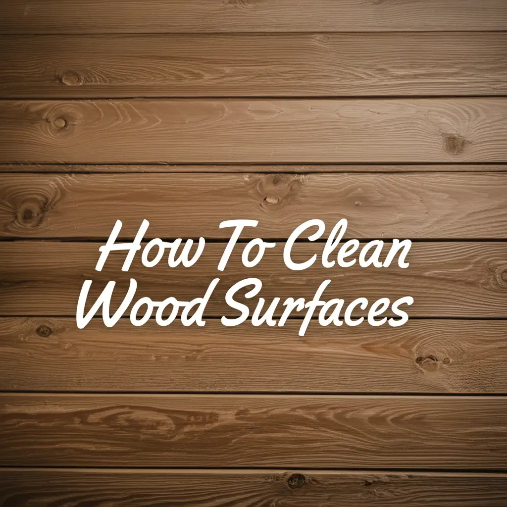 How To Clean Wood Surfaces