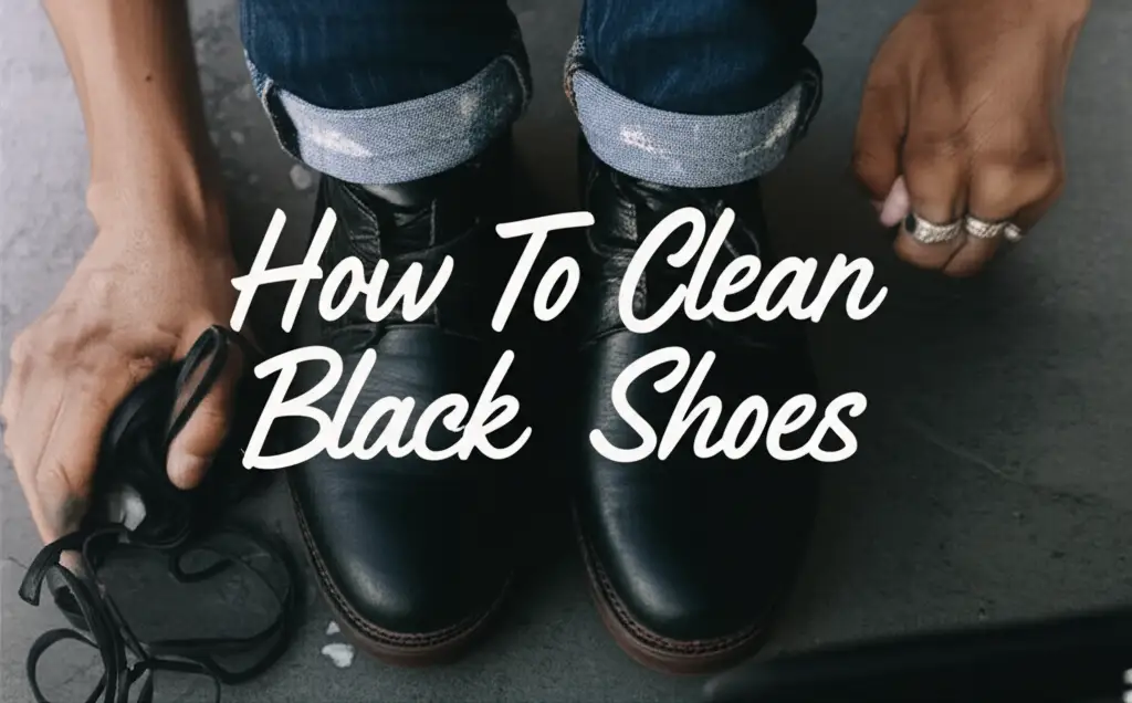 How To Clean Black Shoes