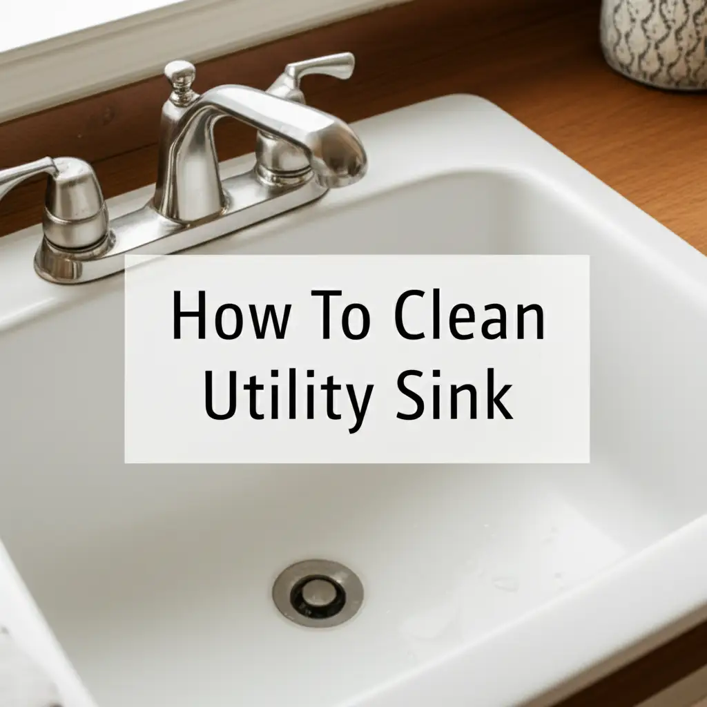 Discover how to clean your utility sink effectively, tackling grime, stains, and odors. Learn methods for various materials and keep your workspace spotless.