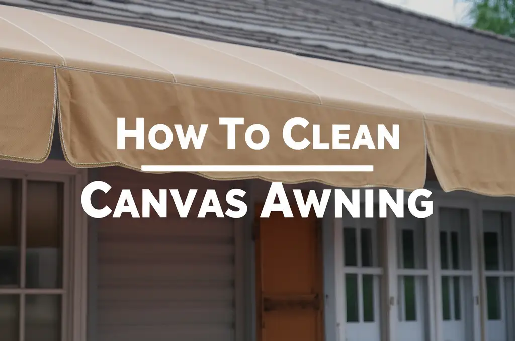 How To Clean Canvas Awning