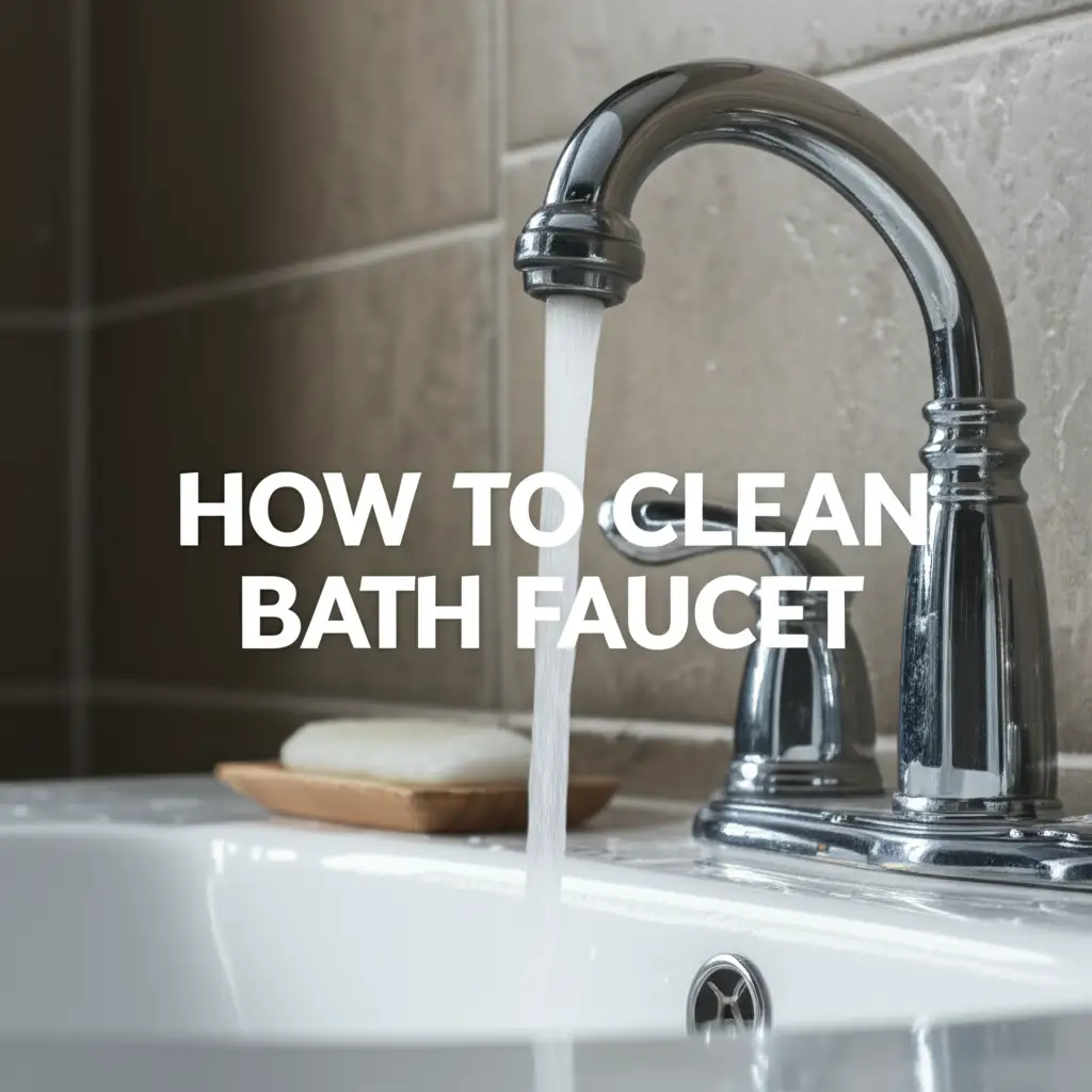 How To Clean Bath Faucet
