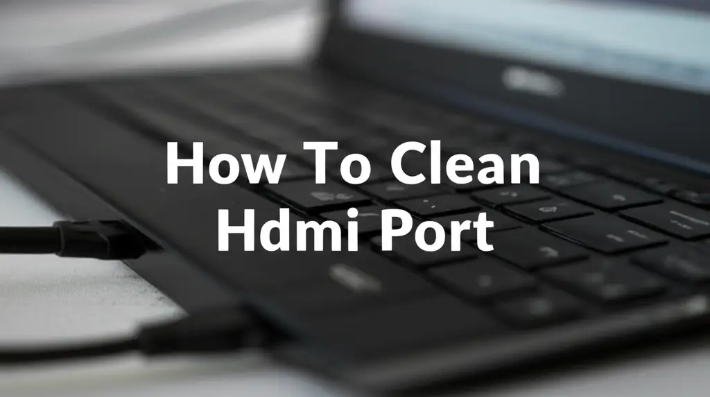 How To Clean Hdmi Port