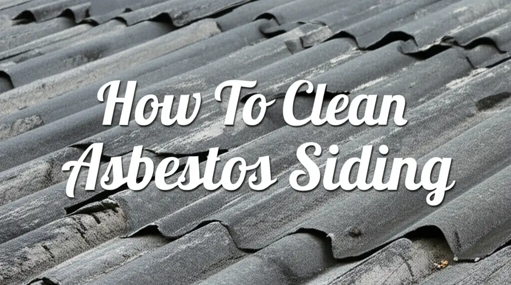 How To Clean Asbestos Siding