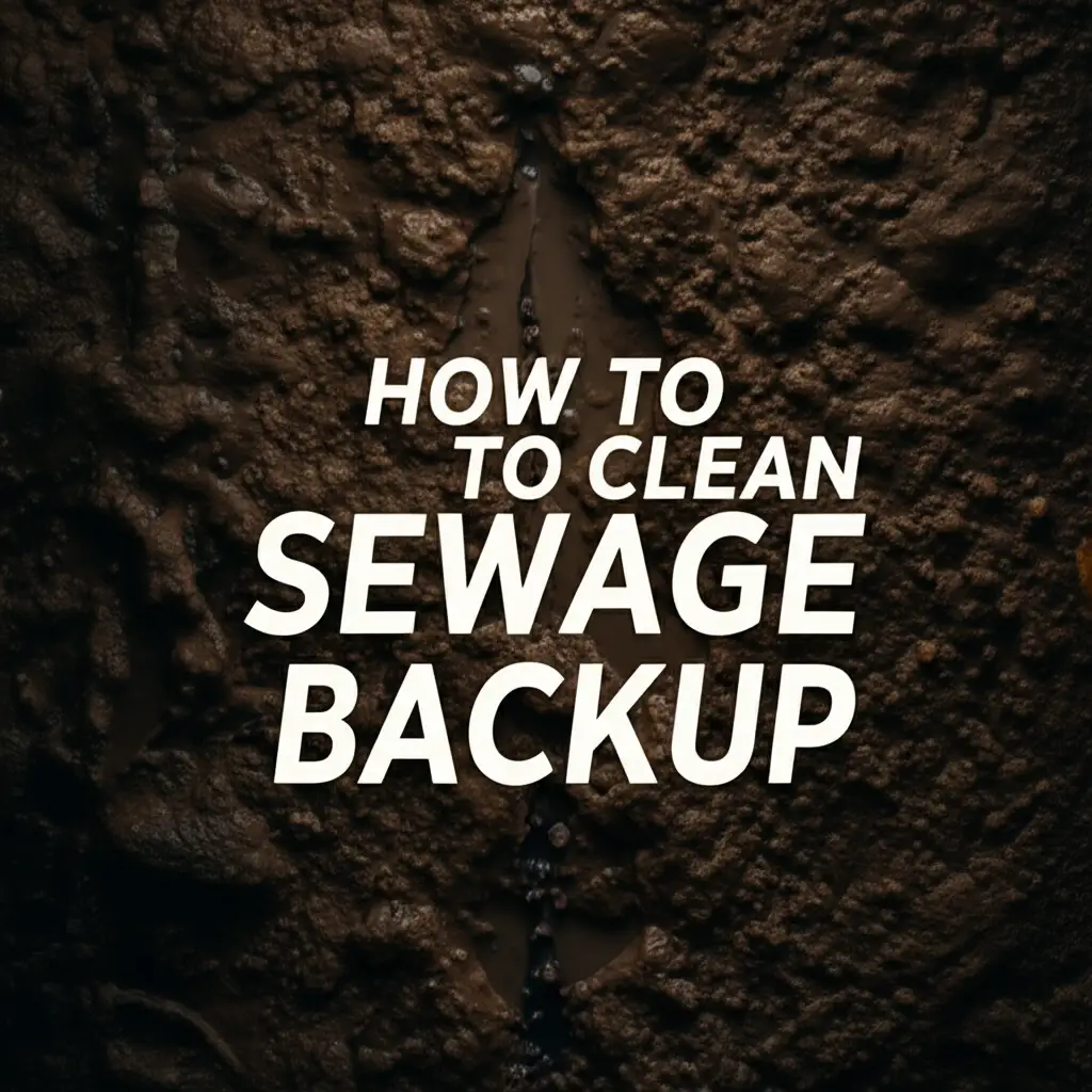 Learn how to safely and effectively clean sewage backup. This guide covers essential steps, safety gear, disinfection, and preventing future incidents.