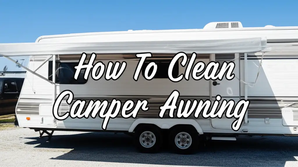How To Clean Camper Awning