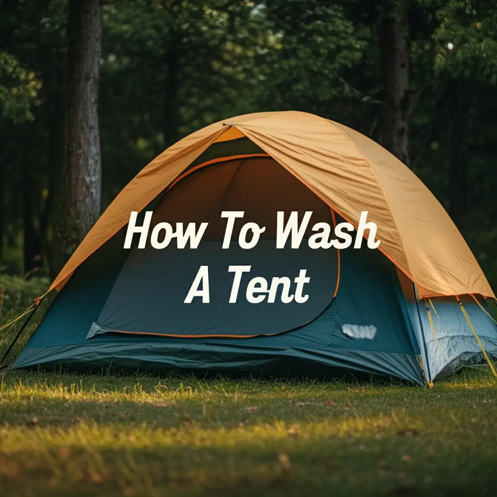 How To Wash A Tent