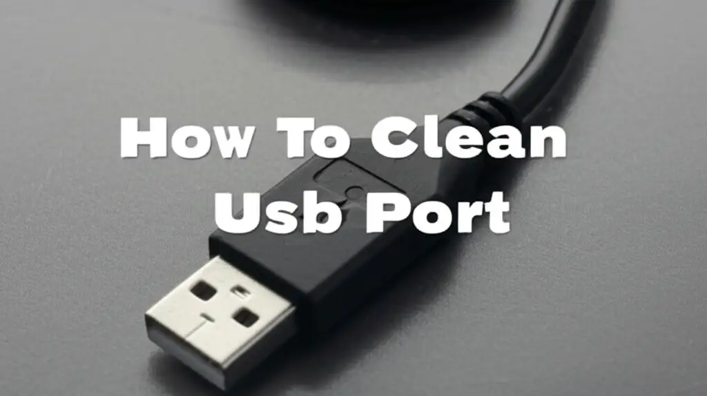 How To Clean Usb Port