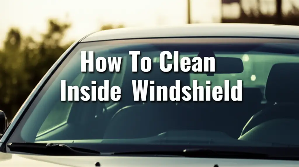 How To Clean Inside Windshield