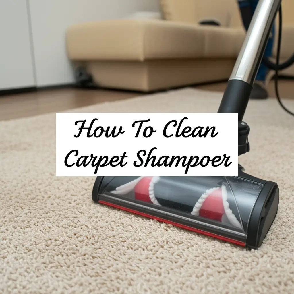 How To Clean Carpet Shampooer