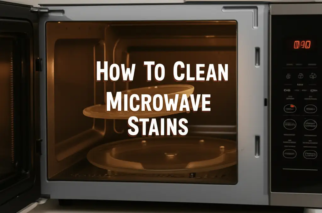 How To Clean Microwave Stains
