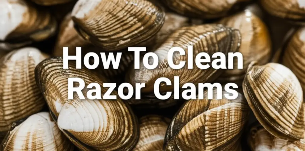 Learn how to clean razor clams thoroughly. This guide covers purging, shucking, and trimming fresh razor clams for safe and delicious seafood meals.