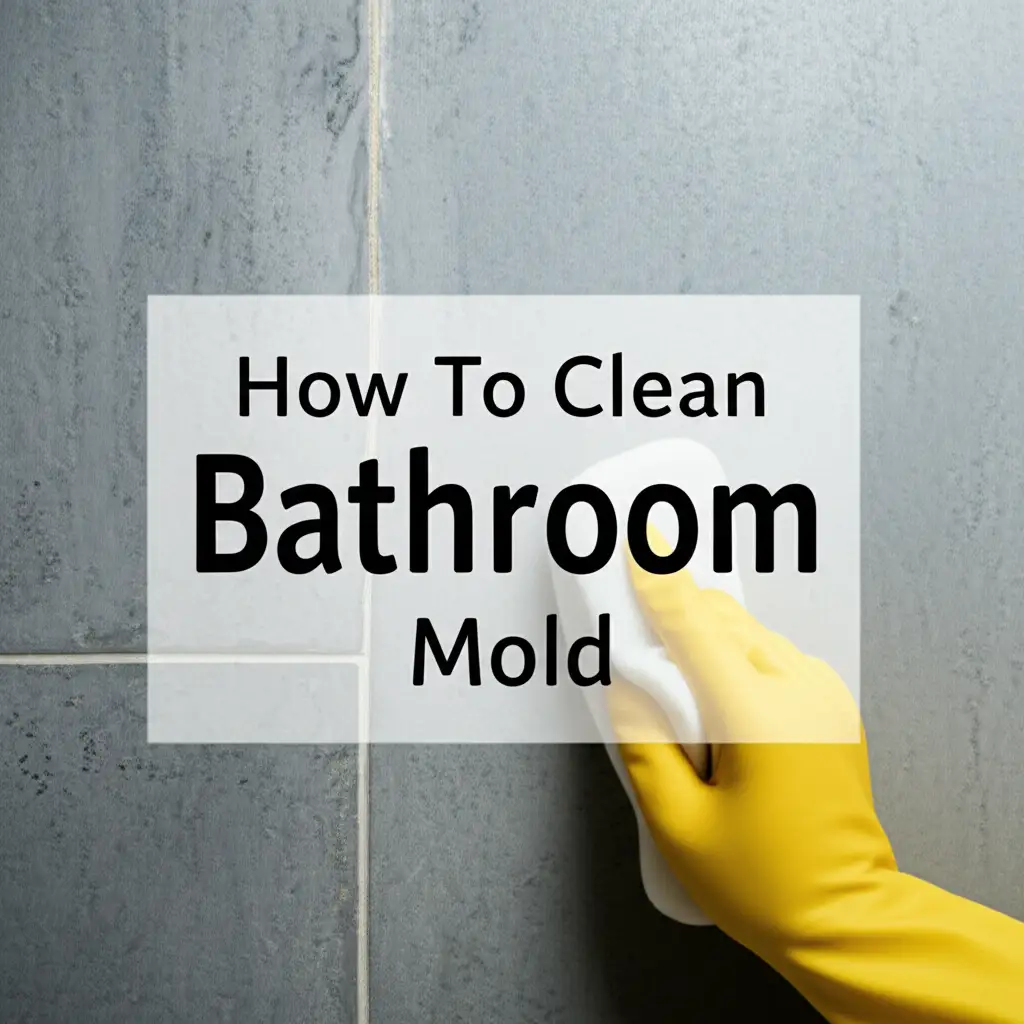 How To Clean Bathroom Mold
