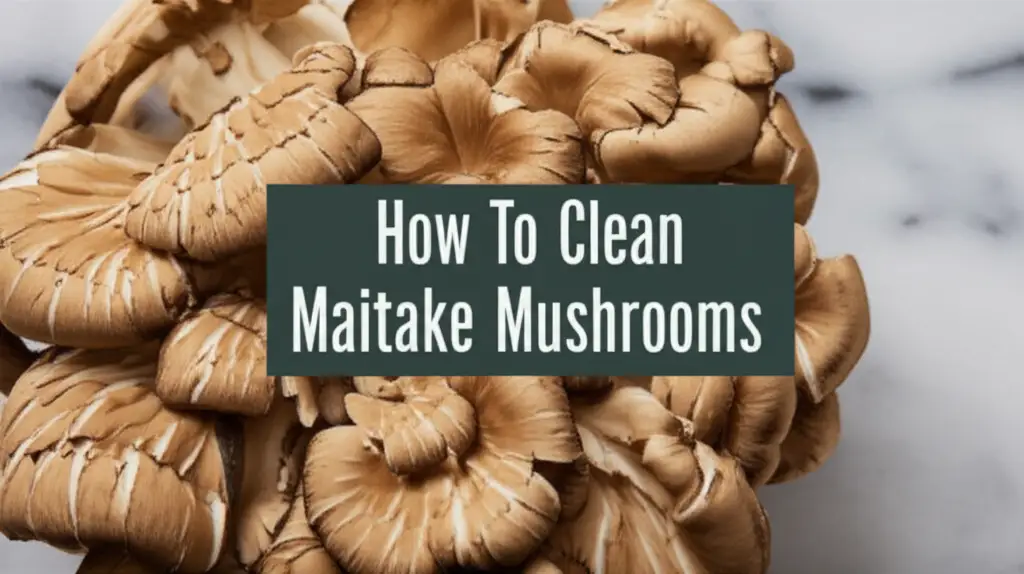 How To Clean Maitake Mushrooms