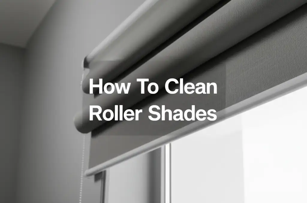 How To Clean Roller Shades
