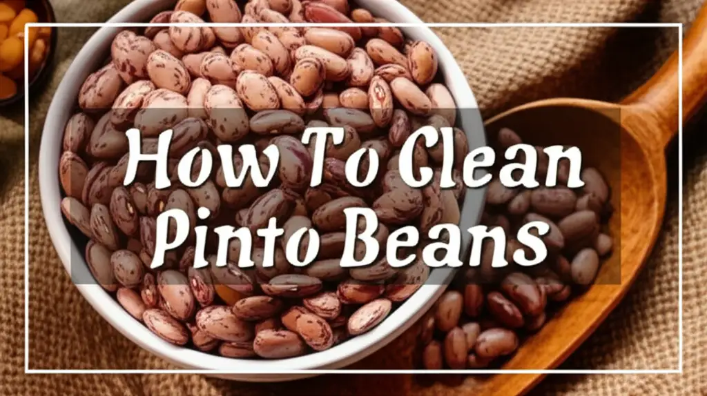 How To Clean Pinto Beans