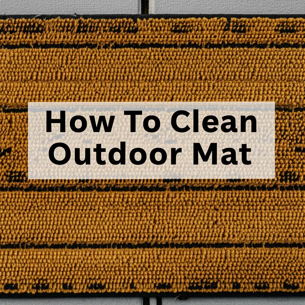 How To Clean Outdoor Mat