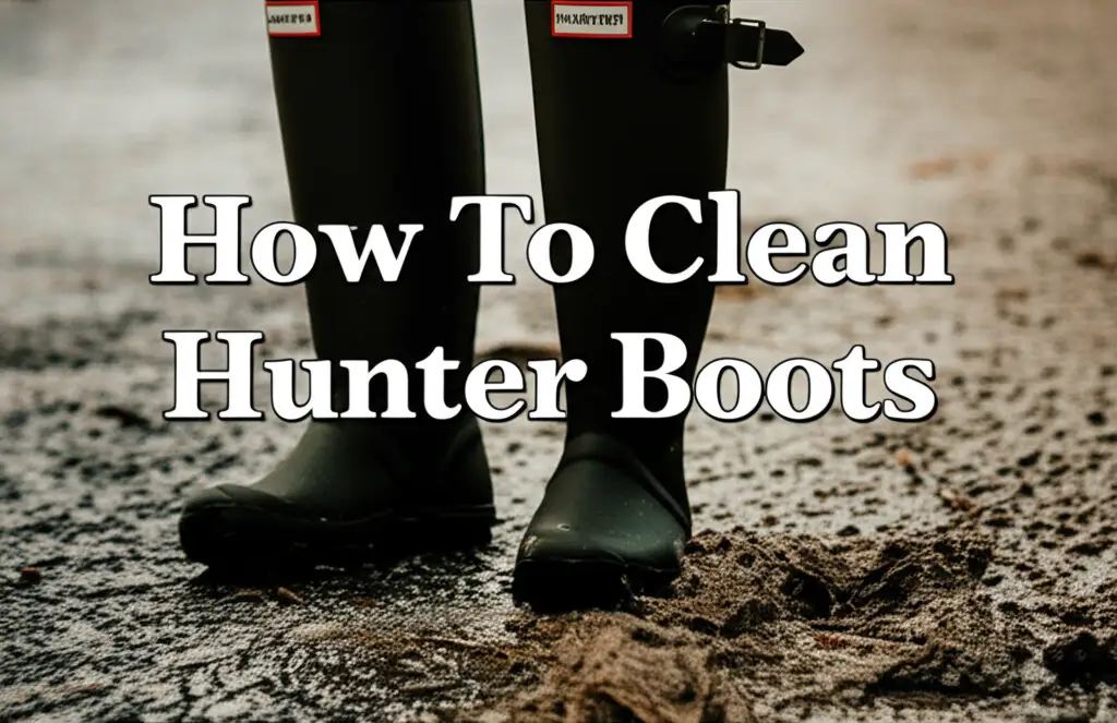 How To Clean Hunter Boots