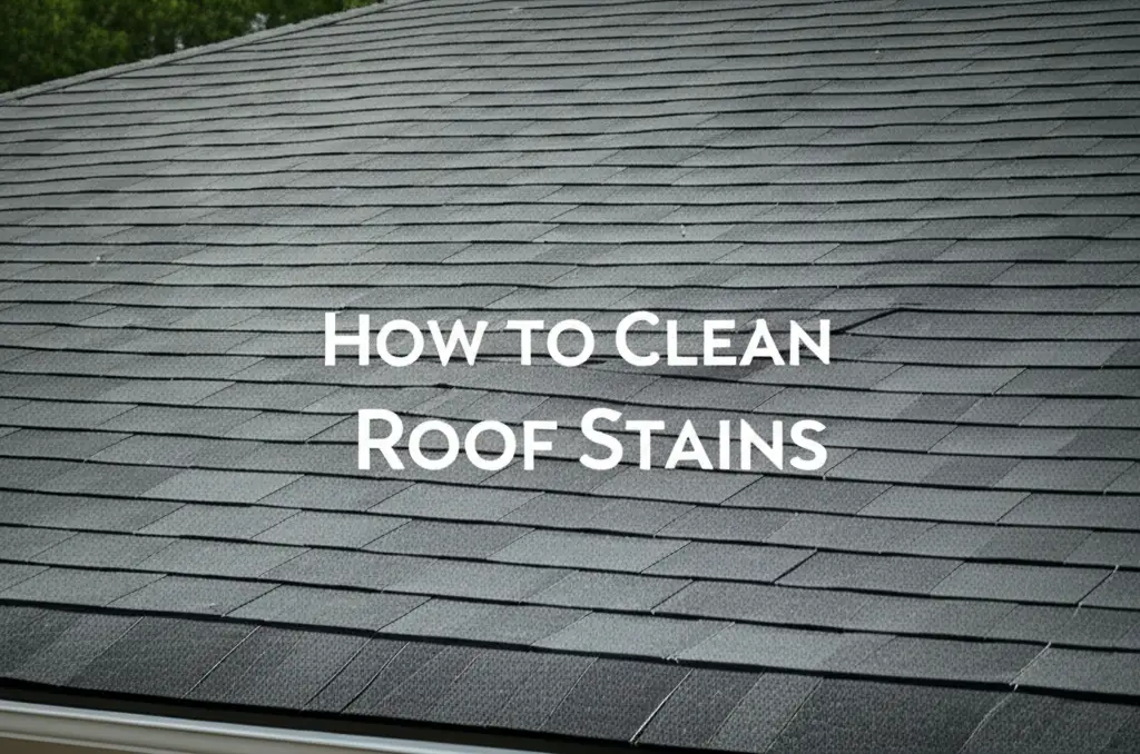 How To Clean Roof Stains
