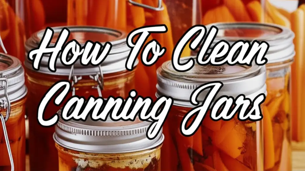 How To Clean Canning Jars