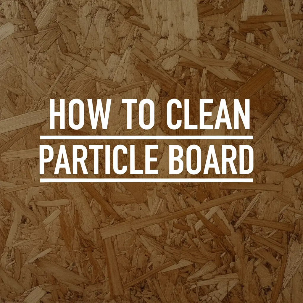 How To Clean Particle Board