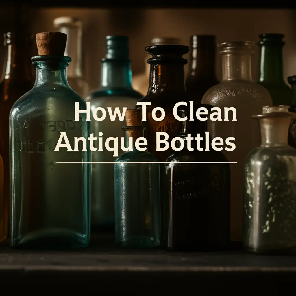How To Clean Antique Bottles