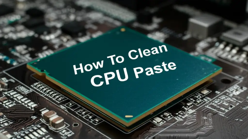 How To Clean Cpu Paste