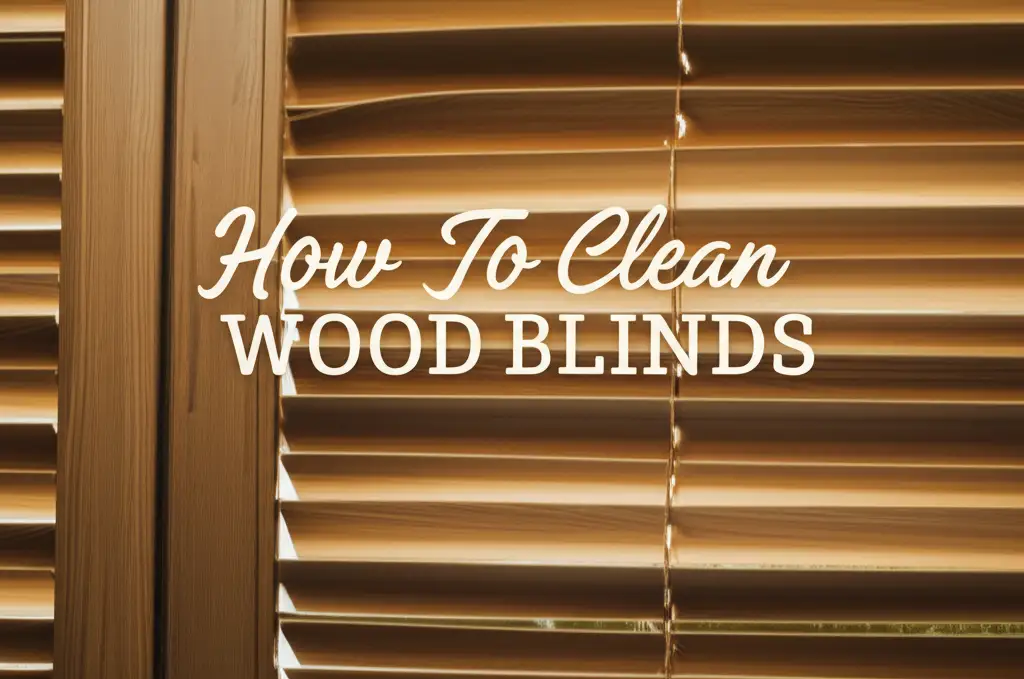 How To Clean Wood Blinds