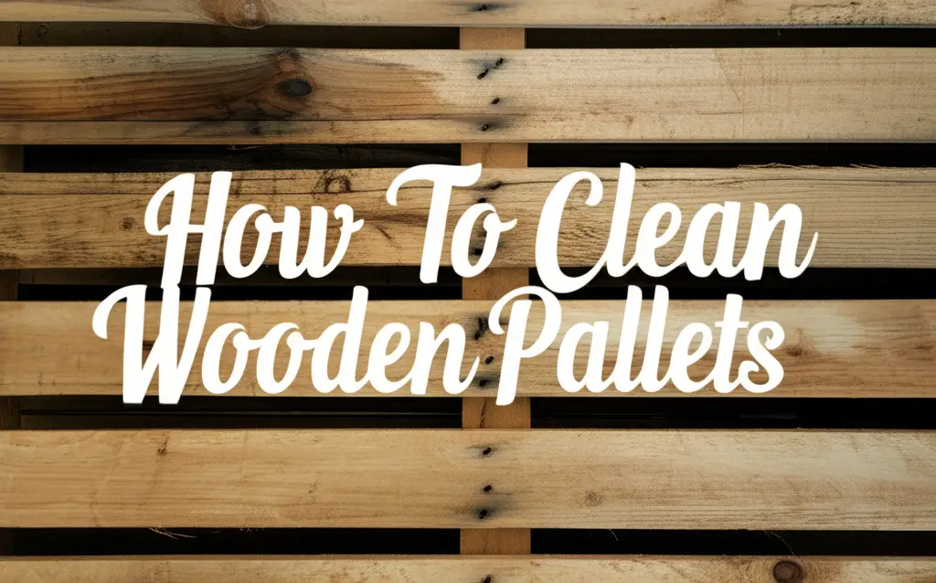 How To Clean Wooden Pallets