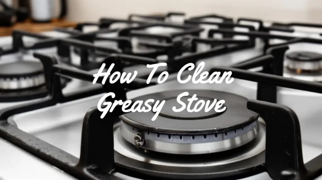 How To Clean Greasy Stove