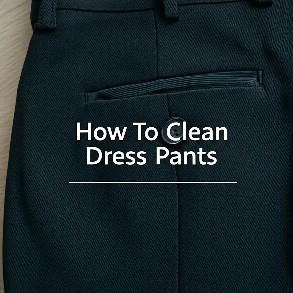 How To Clean Dress Pants