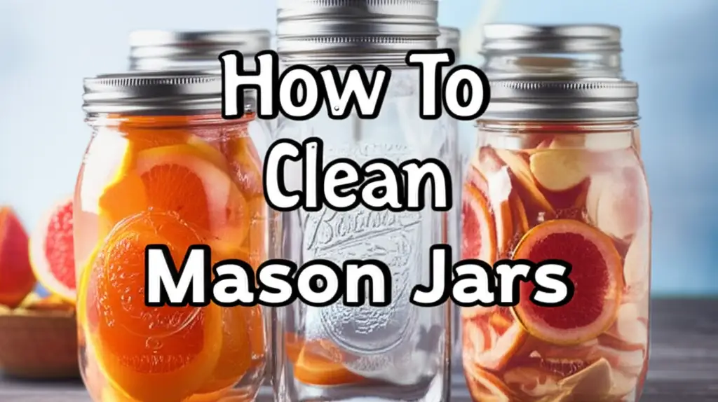 How To Clean Mason Jars
