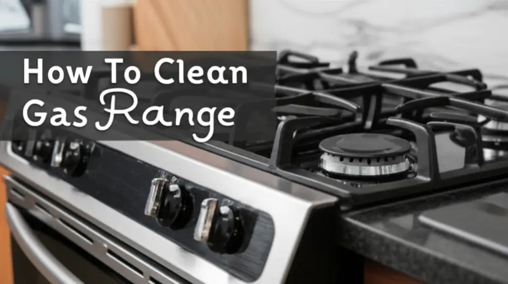 How To Clean Gas Range
