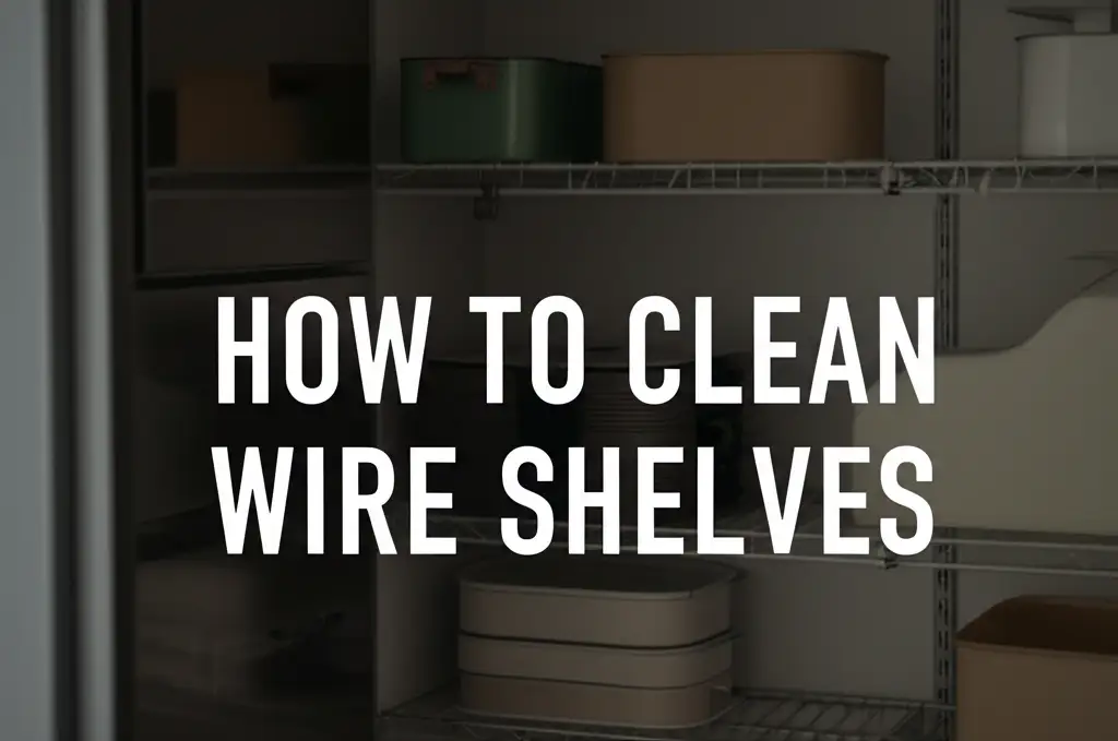 How To Clean Wire Shelves