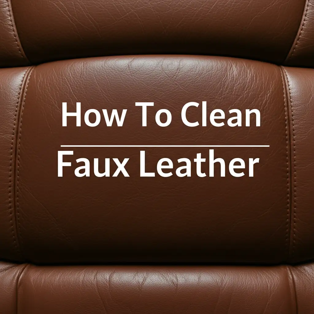 How To Clean Faux Leather