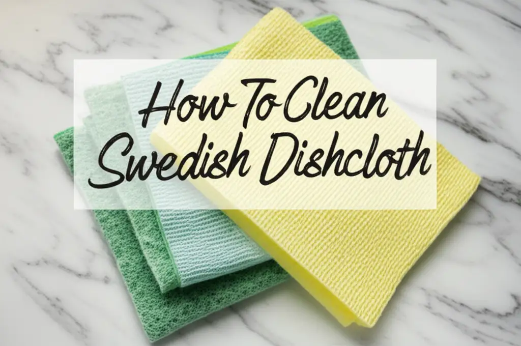 How To Clean Swedish Dishcloth