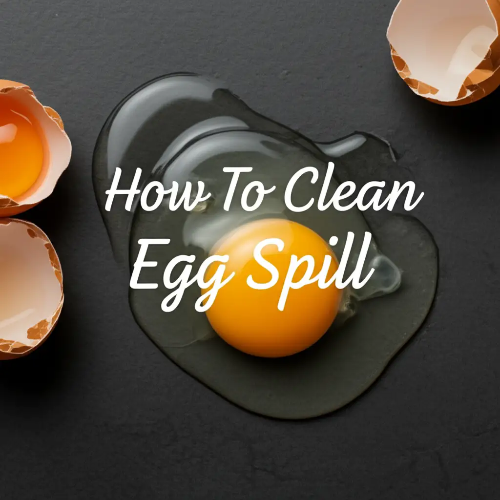 How To Clean Egg Spill