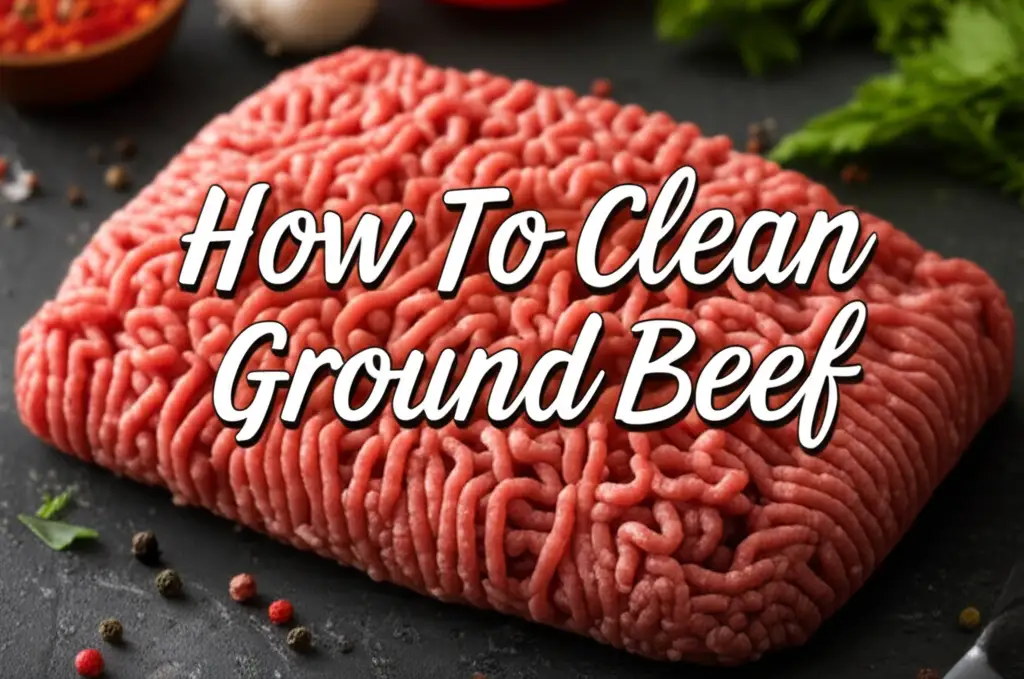 How To Clean Ground Beef