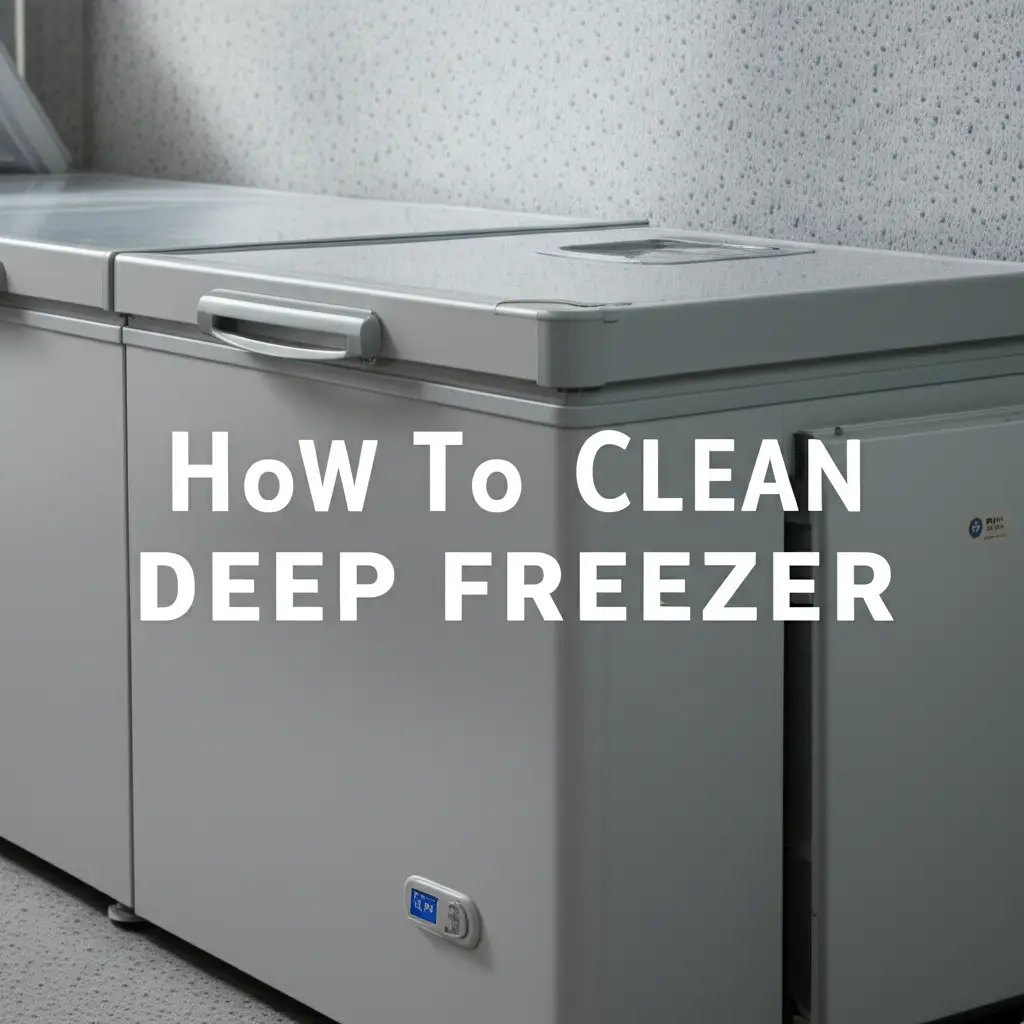 How To Clean Deep Freezer