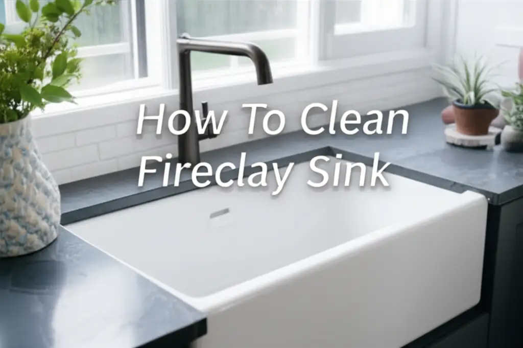 How To Clean Fireclay Sink