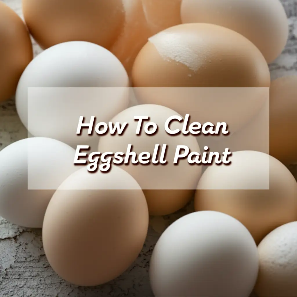 How To Clean Eggshell Paint
