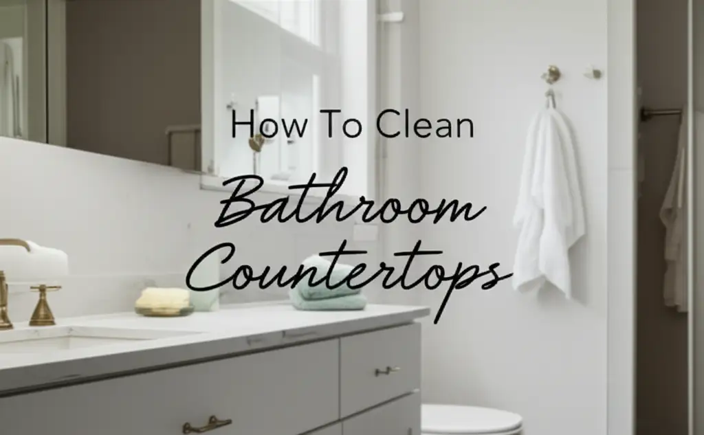 How To Clean Bathroom Countertops