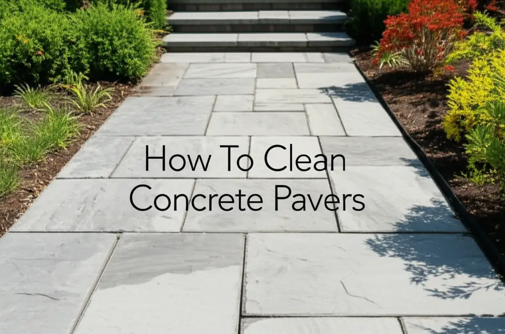 How To Clean Concrete Pavers