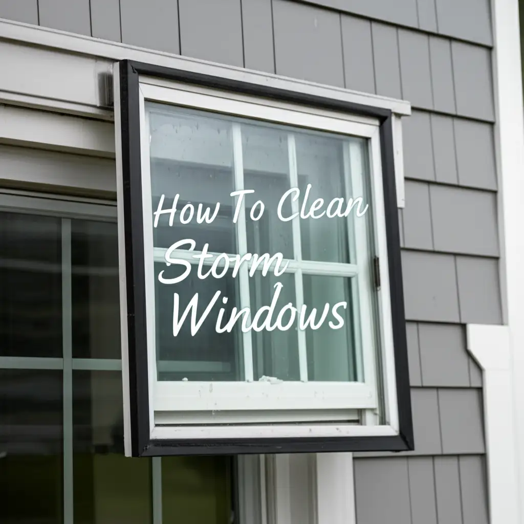 How To Clean Storm Windows