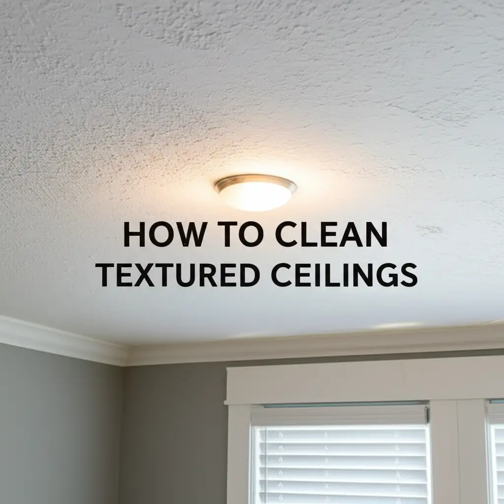 How To Clean Textured Ceilings