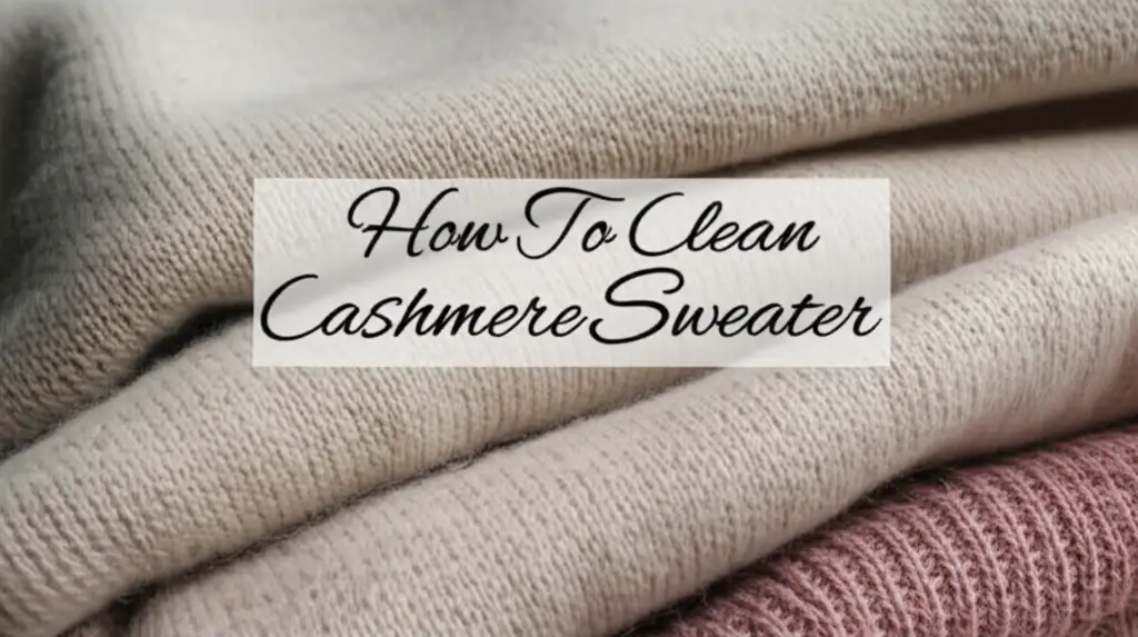 How To Clean Cashmere Sweater