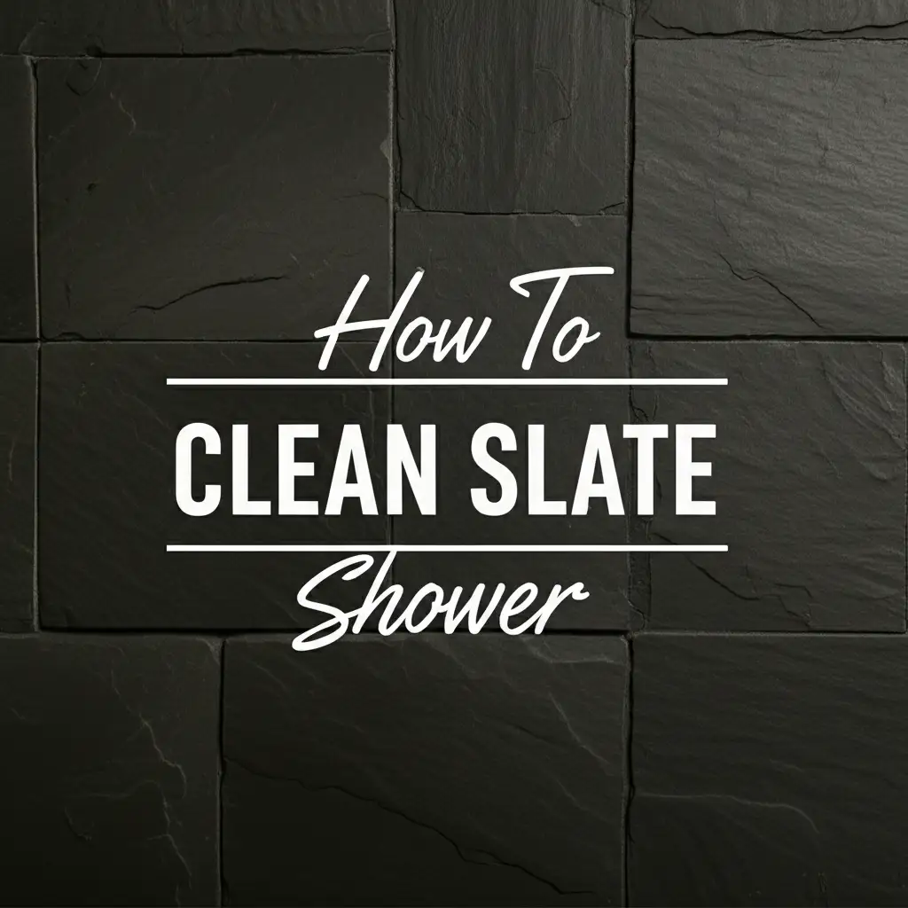 How To Clean Slate Shower