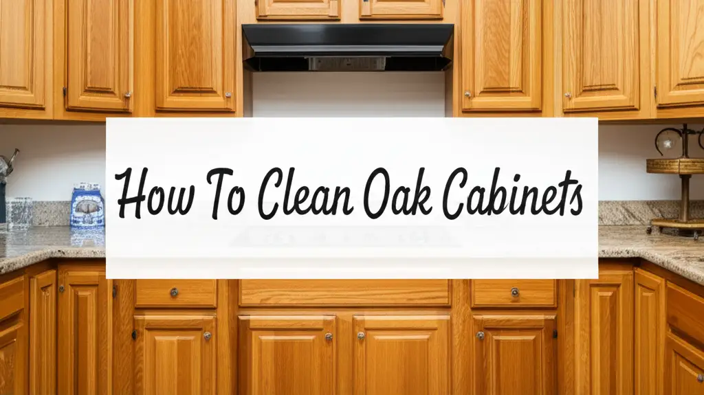 How To Clean Oak Cabinets