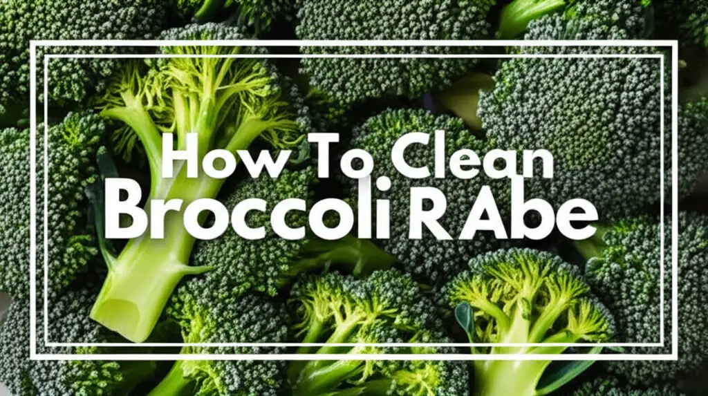 How To Clean Broccoli Rabe